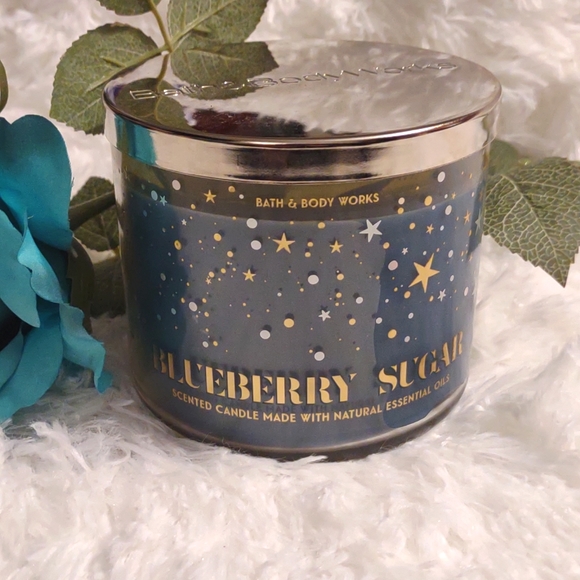 Bath & Body Works Other - Bath & Body Works Blueberry Sugar 3 Wick Candle